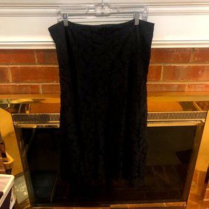 Cato Black Lace Shirt Midi